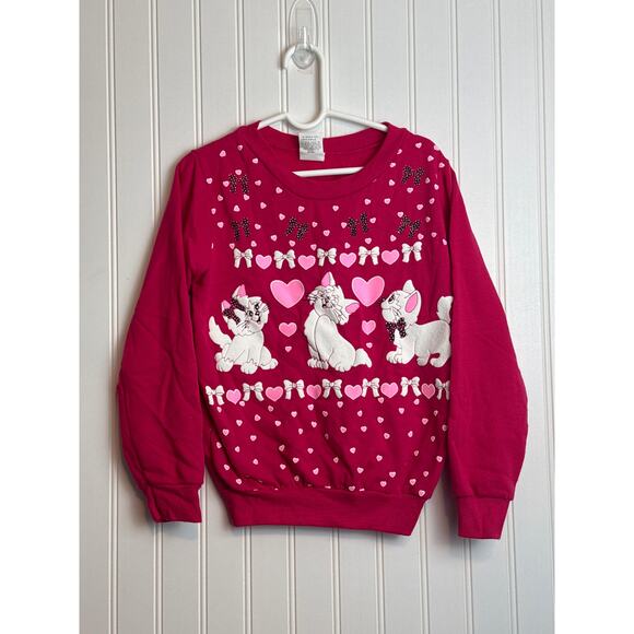 Vintage Kids Kitten Sweatshirt - Picture 1 of 2